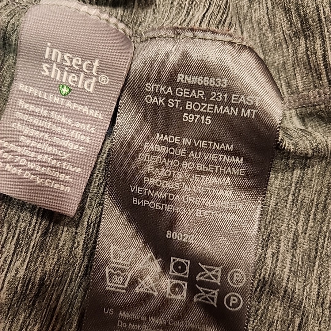 Sitka Gear Hanger Henley Mens Large Gray Insect Shield Utility Outdoors gallery