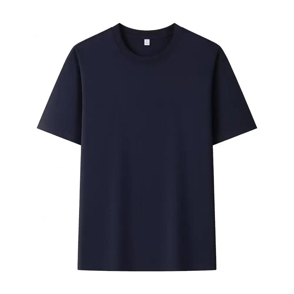 Summer 100% Pure Cotton Men's and Women's Casual Sports Loose Soft Short-sleeved gallery