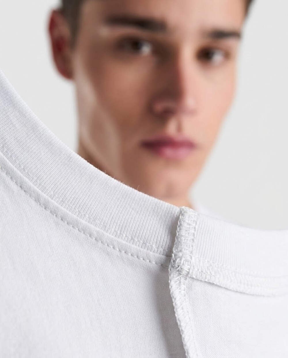 5-piece set white men's T-shirt economy pack, 100% cotton round neck short sleeve M-XXL Roly Atomic gallery