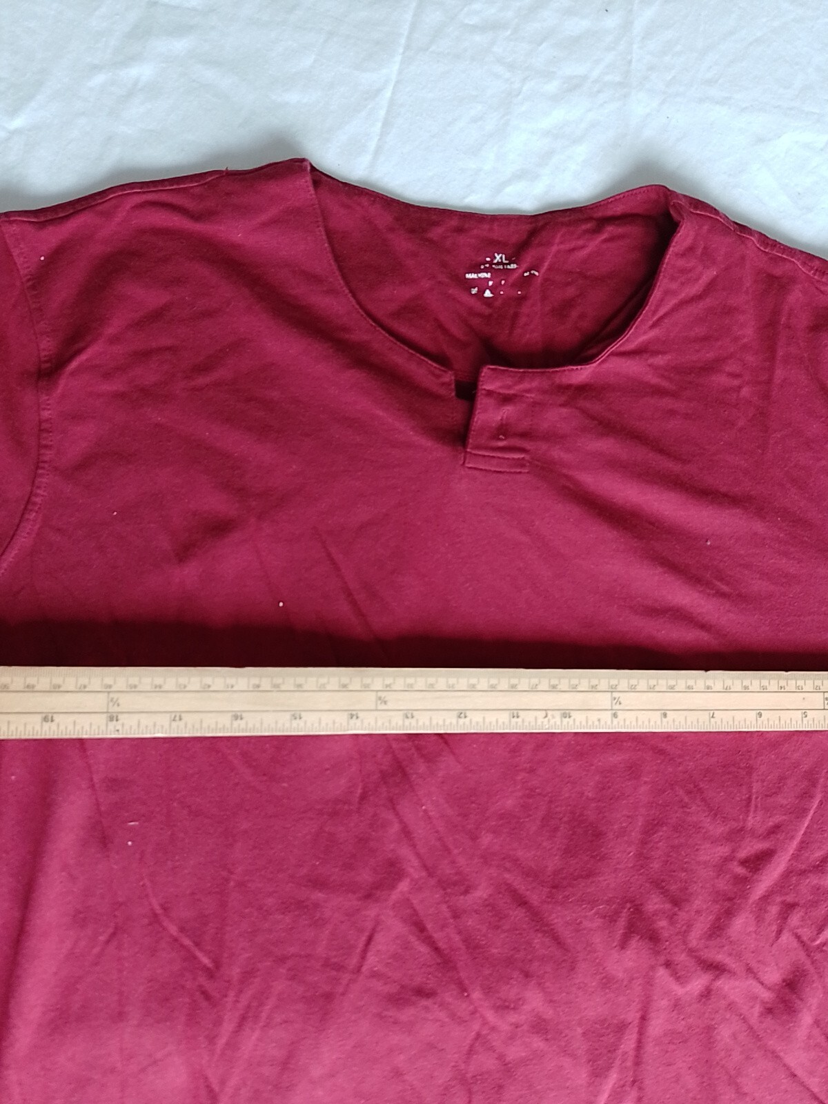 Mwns T Shirt Unbranded Size XL Short Sleeve Red 26969 gallery