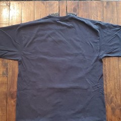 Delta Pro Weight Graphic Print The Simpsons Homer Bart Black Cotton T-Shirt XL