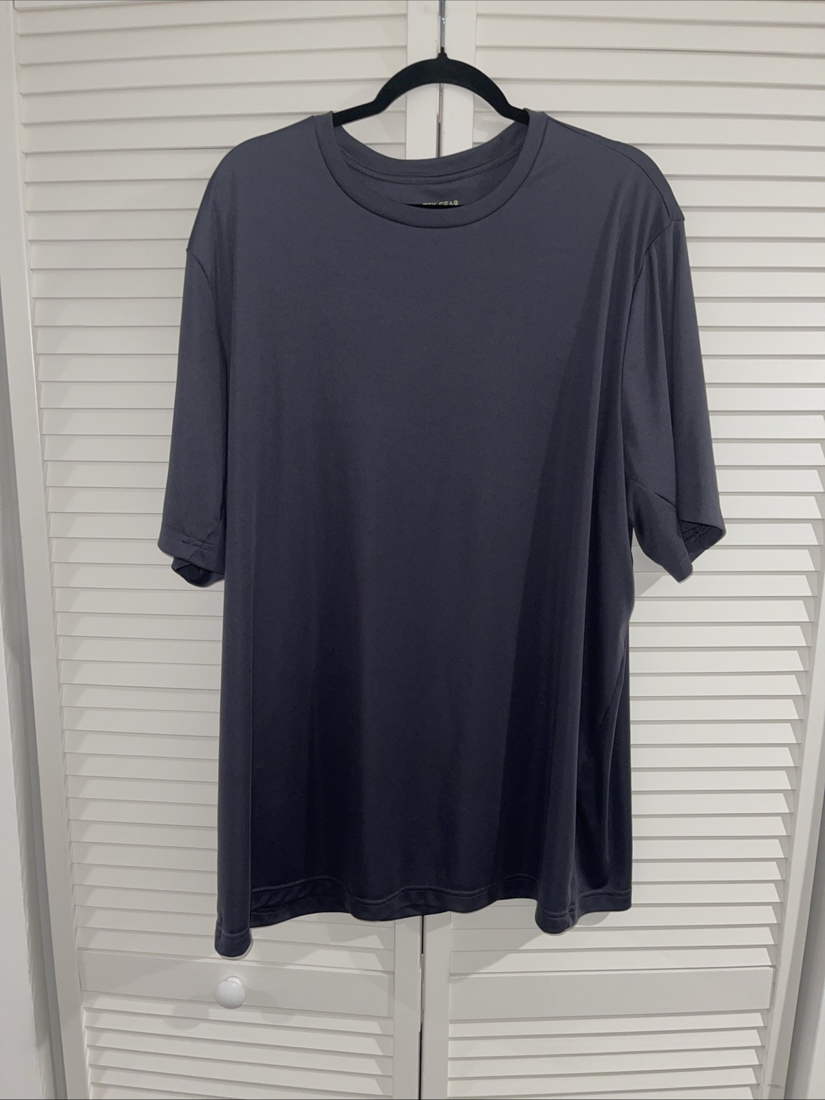 Tek Gear Mens Dry Tek Tee Size 2XB Big Gray Alethic, Sportswear
