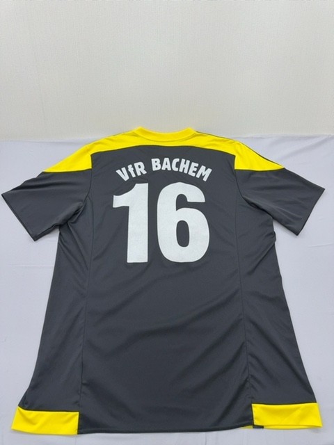 Adidas Soccer Jersey Mens Black Yellow Striped (#16) XL Climacool gallery