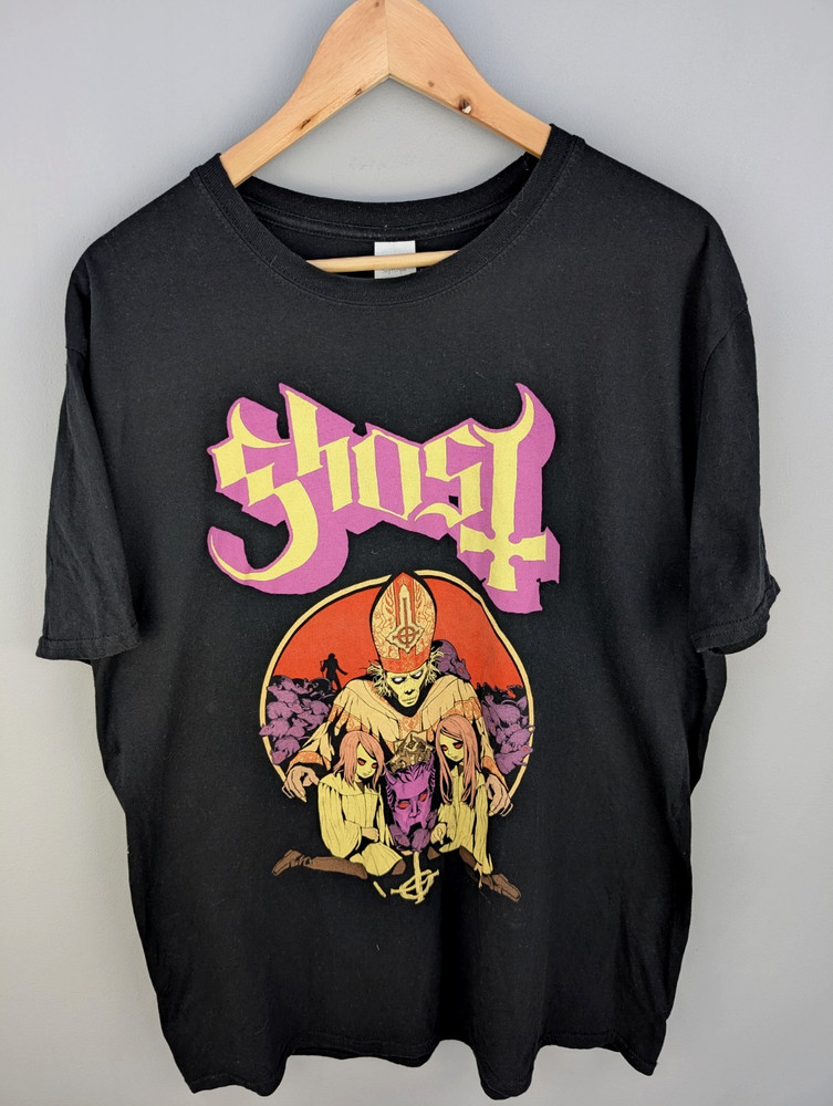 GHOST Unholy Disciples Heavy Metal Rock Band T-Shirt Black – Mens XL