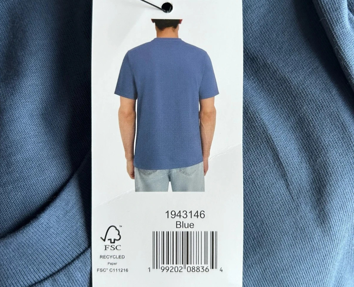 Converse Men's Short Sleeve Star Logo Graphic T-Shirt, Blue, Size XL gallery