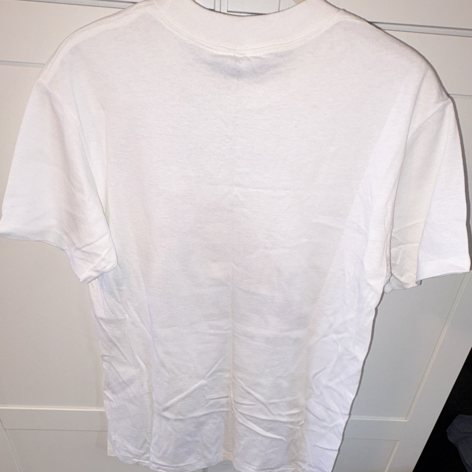 Single stitch vintage Royal First Class White Graphic Print Crew Neck T-Shirt M gallery