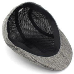Solid Color Breathable Unisex Short Brim Beret Spring Summer Unisex Dad Hat Peak