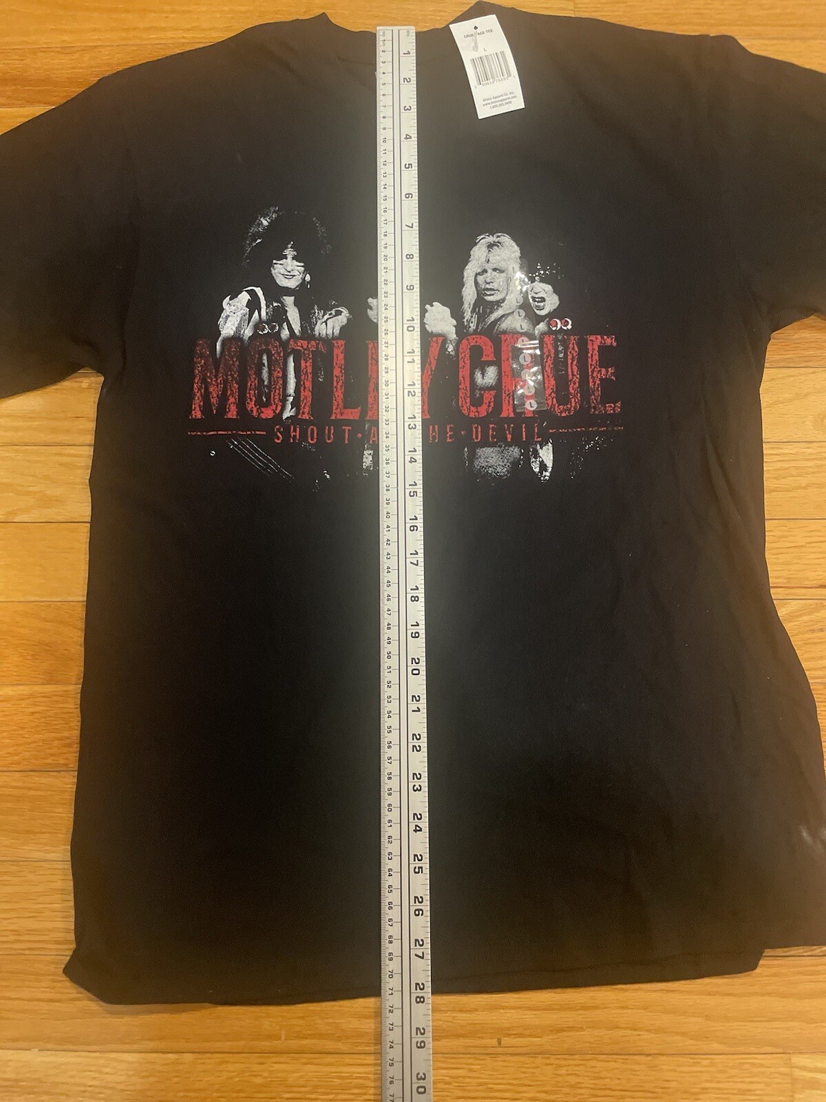 Motley Crue Shout .at .the Devil T Shirt Size Large Brisco Apparel gallery