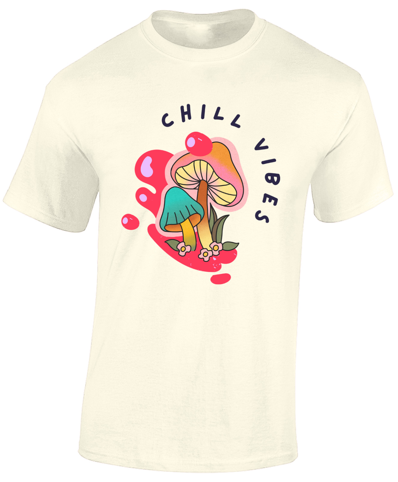 CHILL VIBES MENS T SHIRT FUNNY SUMMER HOLIDAY CLOTHING CASUAL NICE TOP gallery