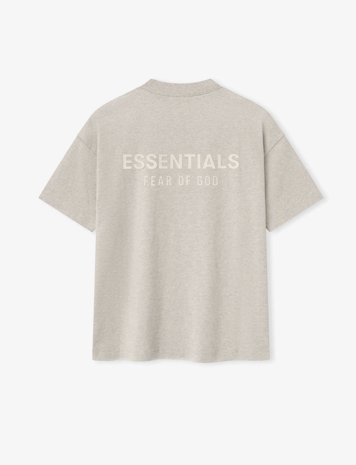 Essentials Fear of God Heather Stone Crew Neck Short Sleeve T-Shirt S Oversized gallery