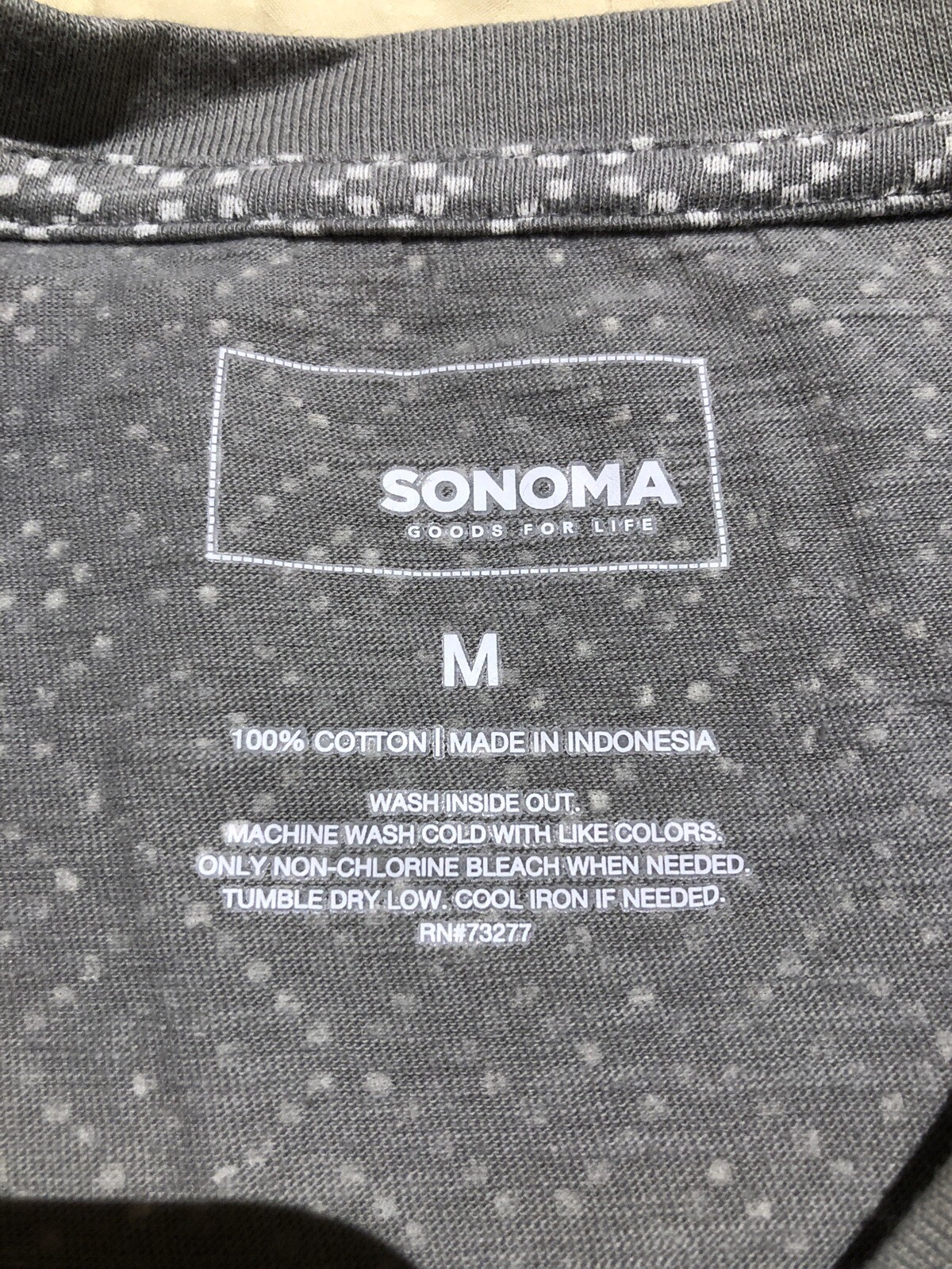 Sonoma Tee Shirt Gray Medium Mens $20 (s-rd-24-38) gallery