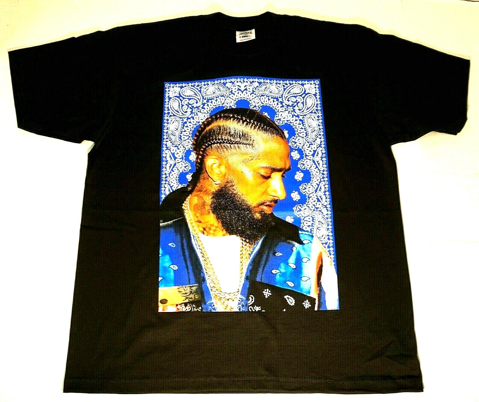 NIPSEY HUSSLE T-shirt Crenshaw Urban Hip Hop Rap HU$$LE Men's Tee New gallery