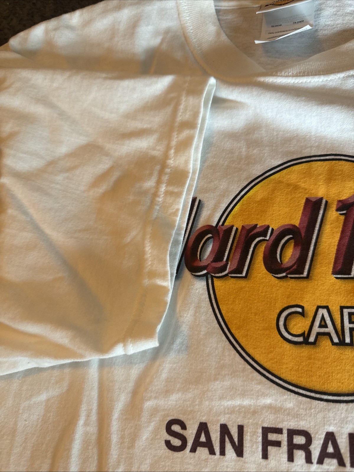 Vintage Hard Rock Cafe T Shirt Mens Large White San Francisco USA EUC gallery