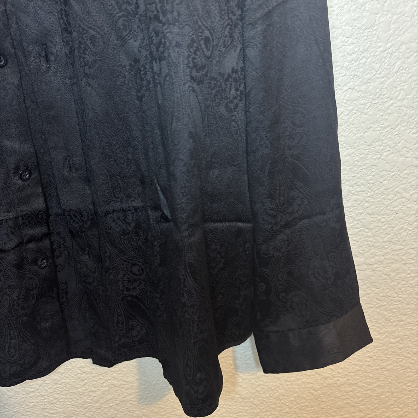 Guess Men’s regular fit Shirt Long Sleeves Paisley Print Allover Size XL gallery