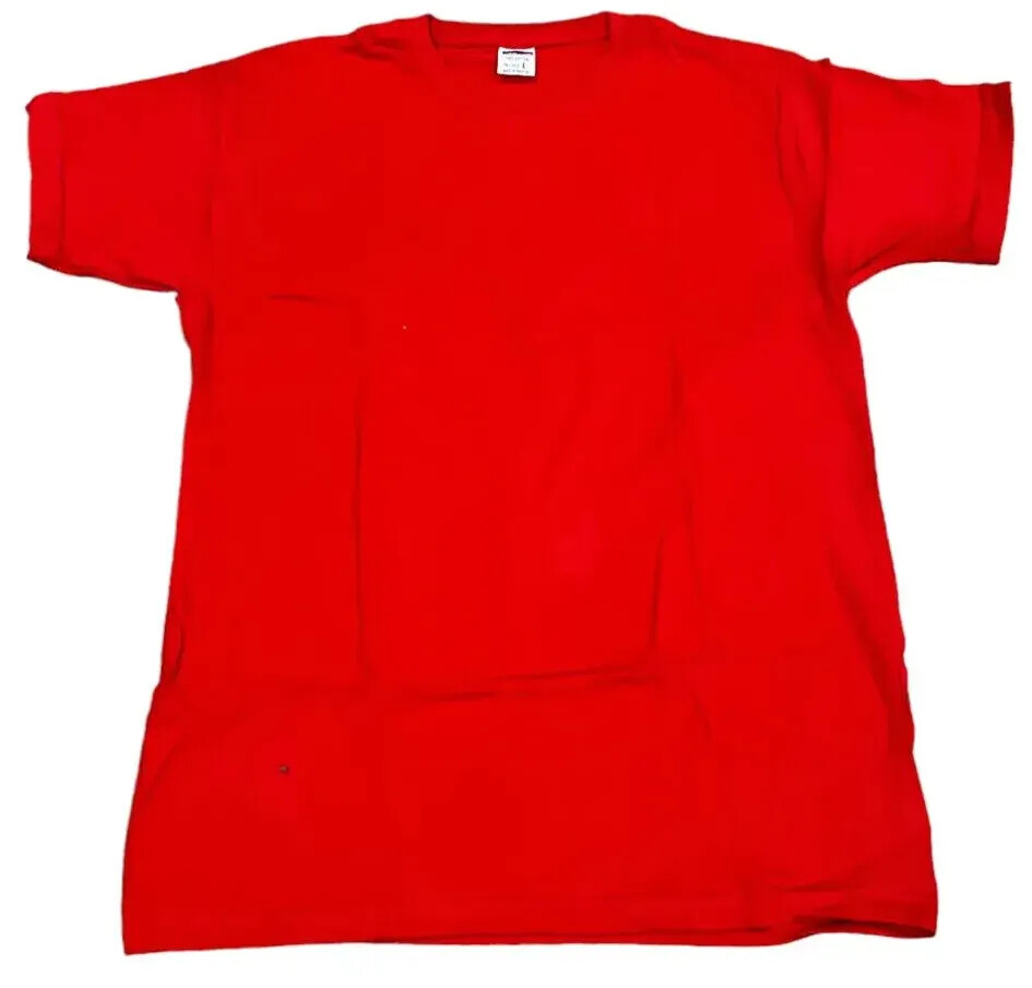 SunTees Men's Plain 100% Cotton White Crew T-Shirt Heavy Short Sleeves T Shirts gallery