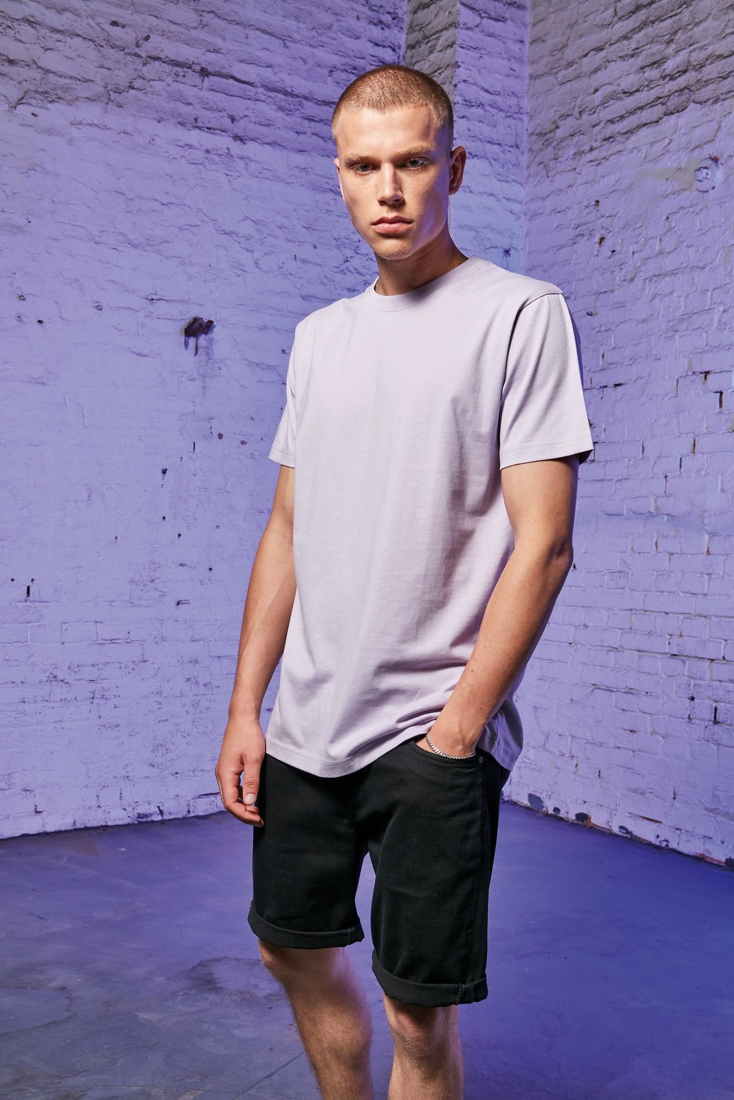 Build Your Brand T-shirt round-neck - Fine cotton, Set-in sleeves (B) gallery