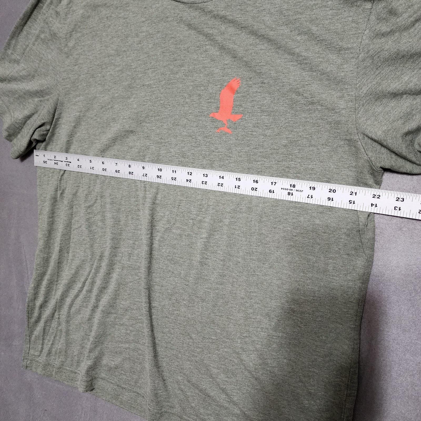 FILSON T-Shirt Men's XL Eagle With Fish Alaska Outfitter Green Front Back Print gallery