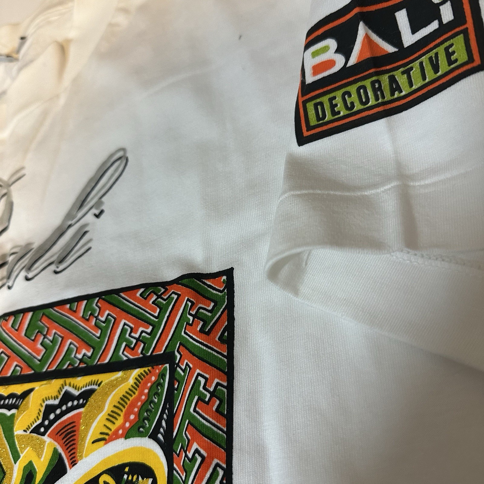 Vtg 90s Bali Indonesia T Shirt Single Stitch Primitive Souvenir Tribal Sz M gallery