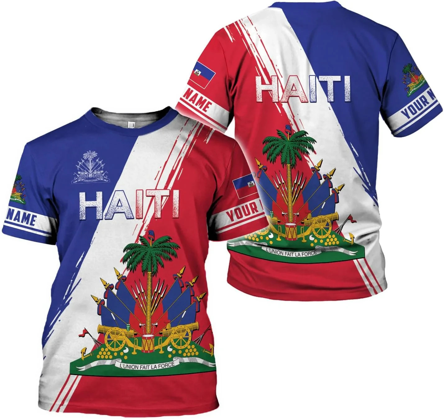 Personalized Haiti Patriotic Shirt , Haiti Flag Jersey Shirt S-5XL gallery