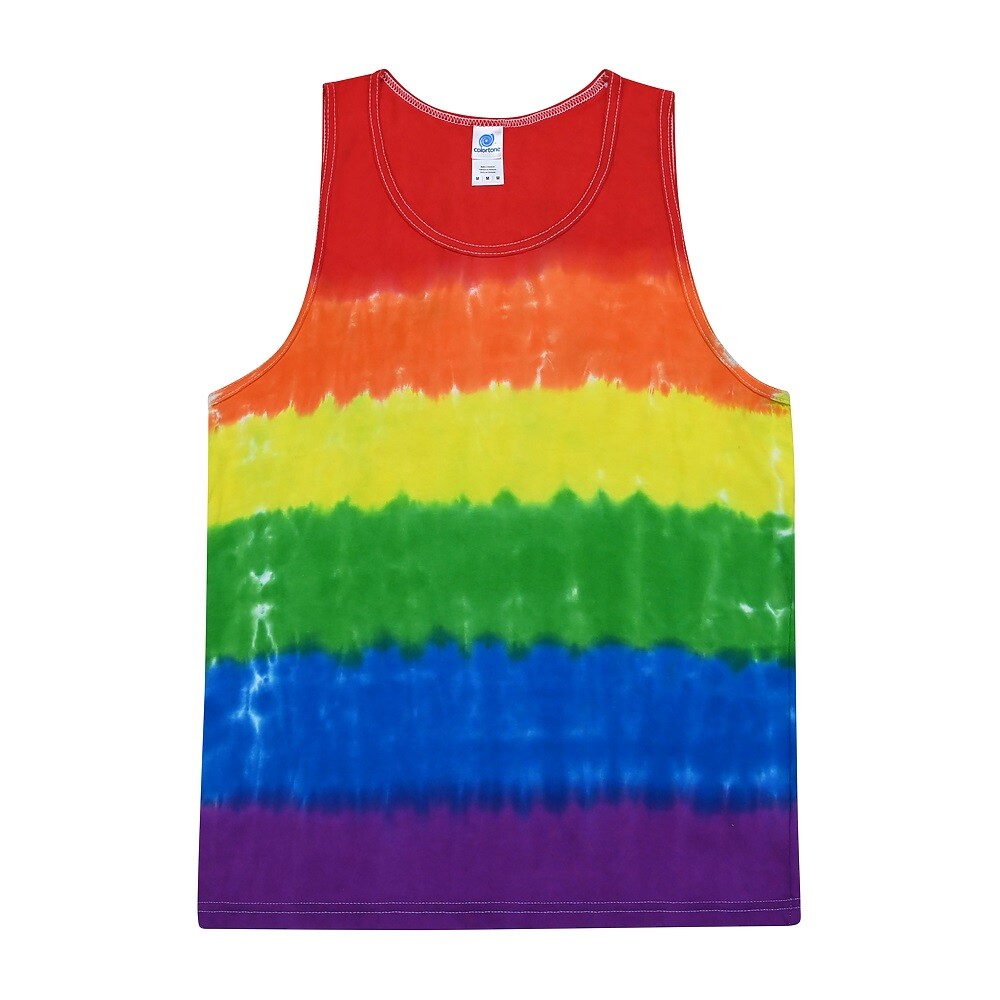 Pride Tie Dye Tank Tops Sleeveless T-Shirt Adult S M L XL 2XL 3XL Cotton gallery