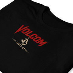 Volcom Gothic Saint Nun Rifle Graphic T Shirt Streetwear Skater Punk Tee
