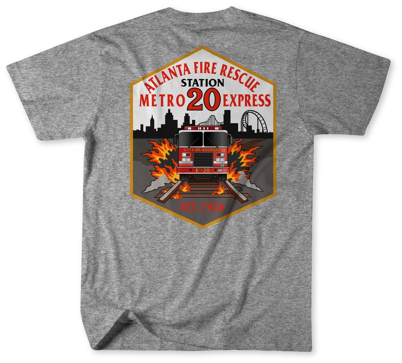 Unofficial Atlanta Fire Rescue Station 20 Shirt v1