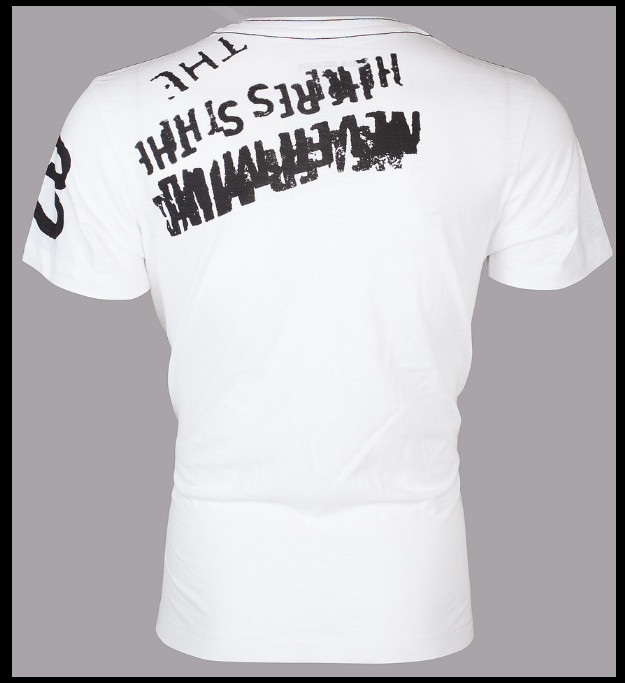 $69 TRUE RELIGION White Black STENCEL Short Sleeve Graphic T-shirt NWT gallery