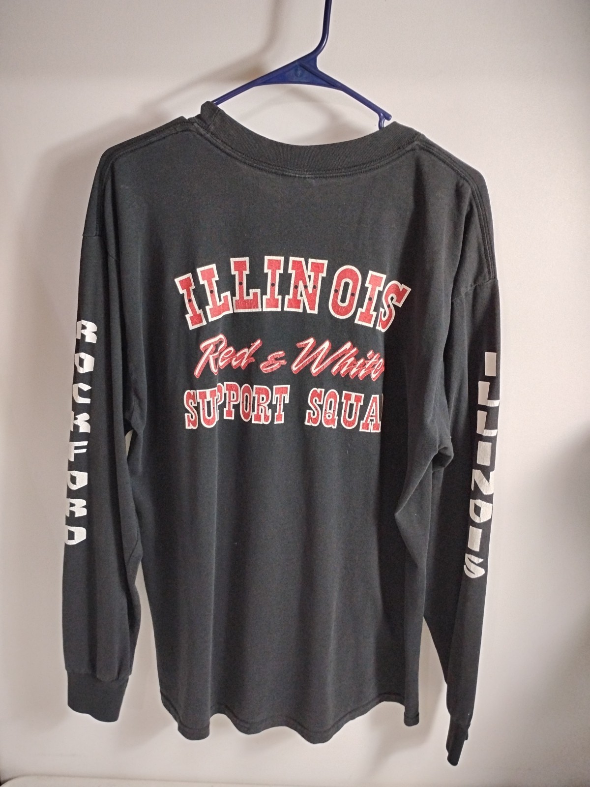 Vintage Gildan Long Sleeve Shirt "Support The 81 Rock Street Hammer Team" Large gallery
