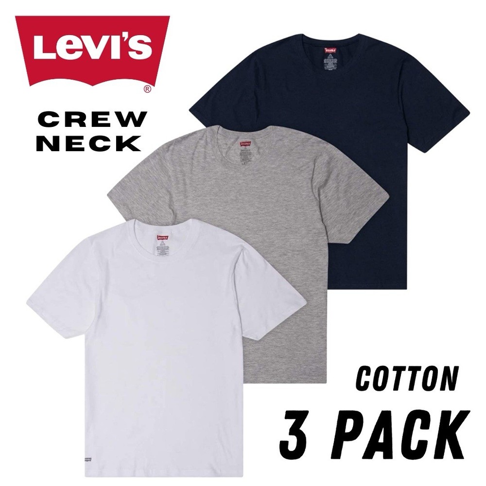 Levis Crew Neck 3 Pack – Small