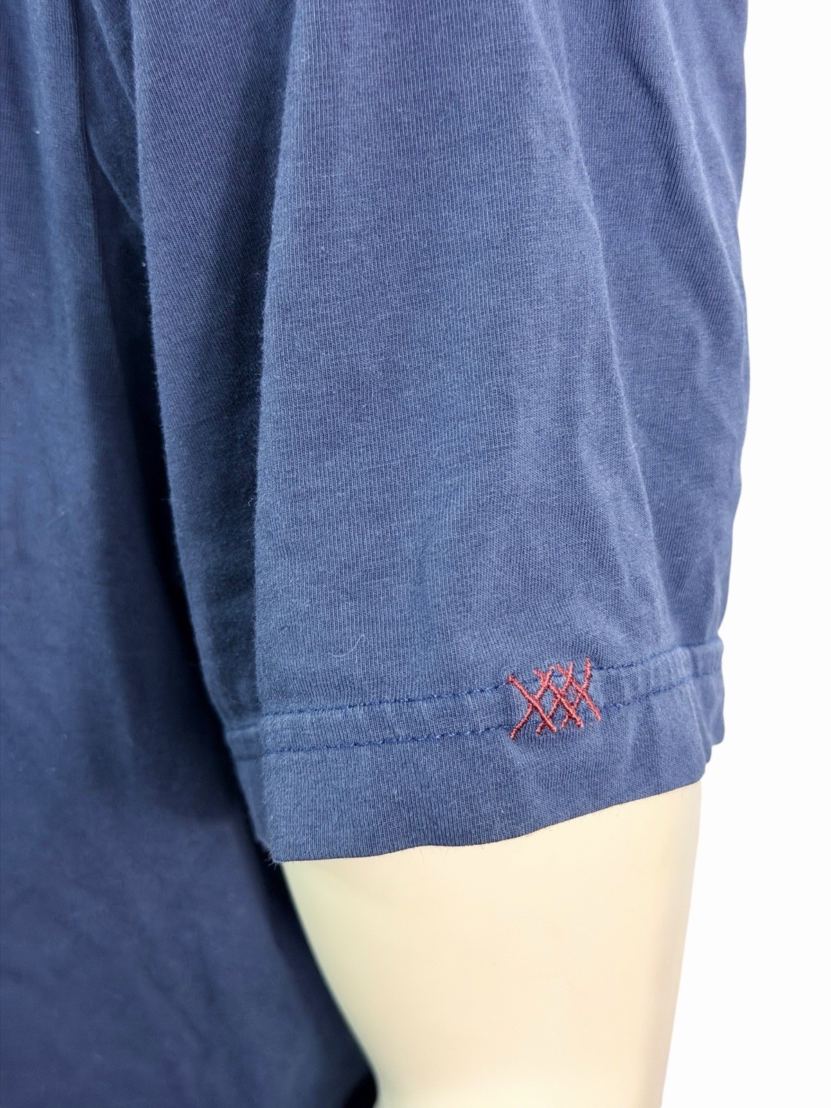 Rhone Shirt Men’s XXL Blue Crewneck Pima Cotton Blend Performance Stretch Tee gallery