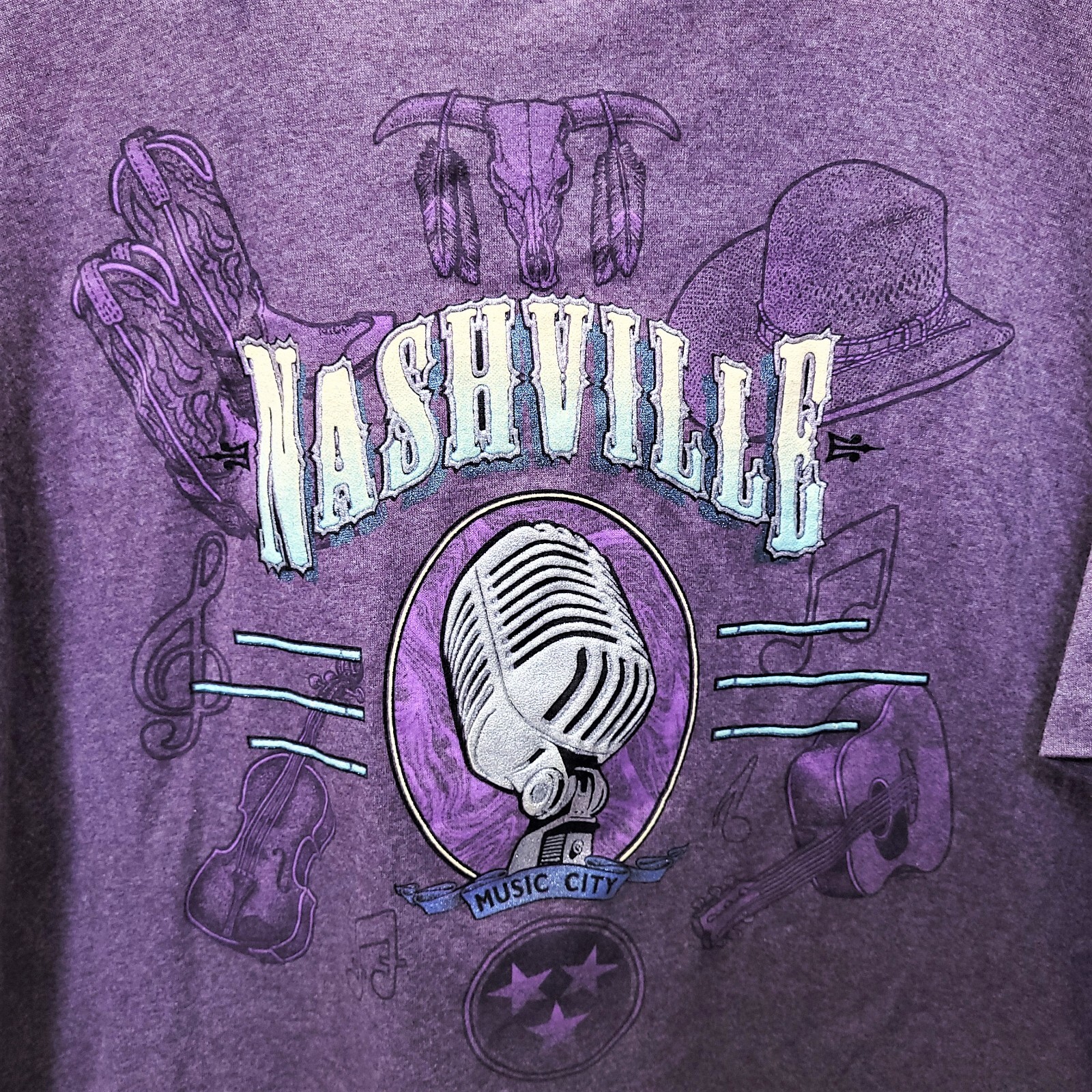 VTG 90s Music City USA Nashville T Shirt Sz *XXL* Single Stitch 80's 2XL Premier gallery
