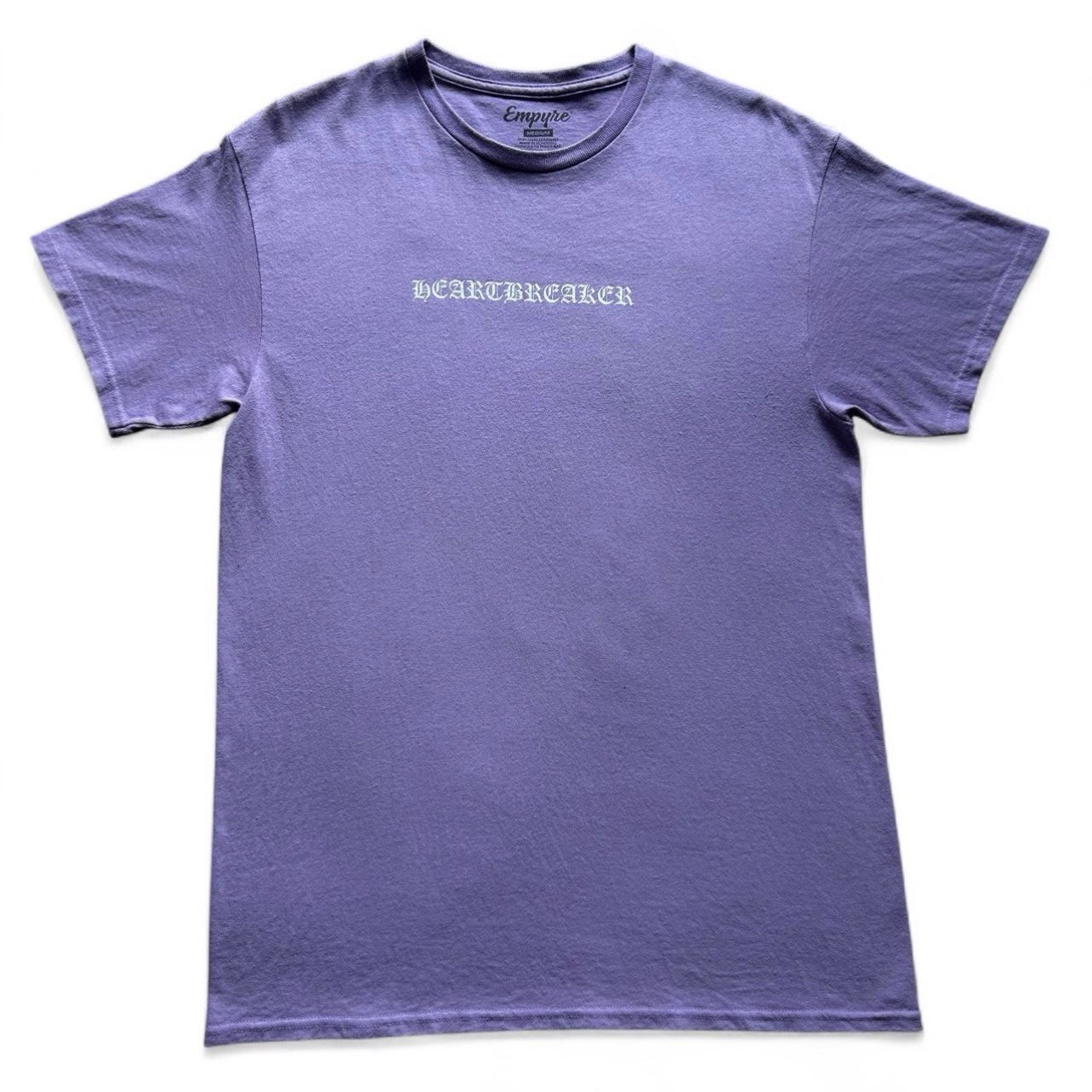 Empyre “Heartbreaker” Graphic Tee Medium Purple Y2K Skater Streetwear Shirt gallery