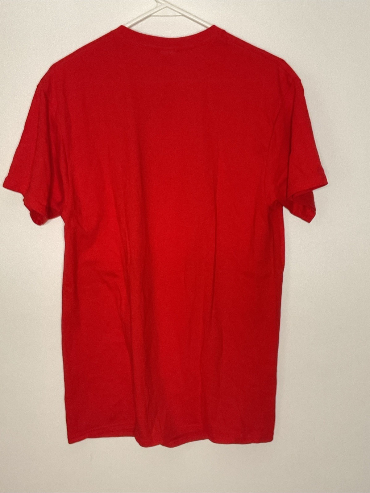 Christmas Holiday T Shirt Dad Funny Large Red Short Sleeve Humor Santa Claus USA gallery