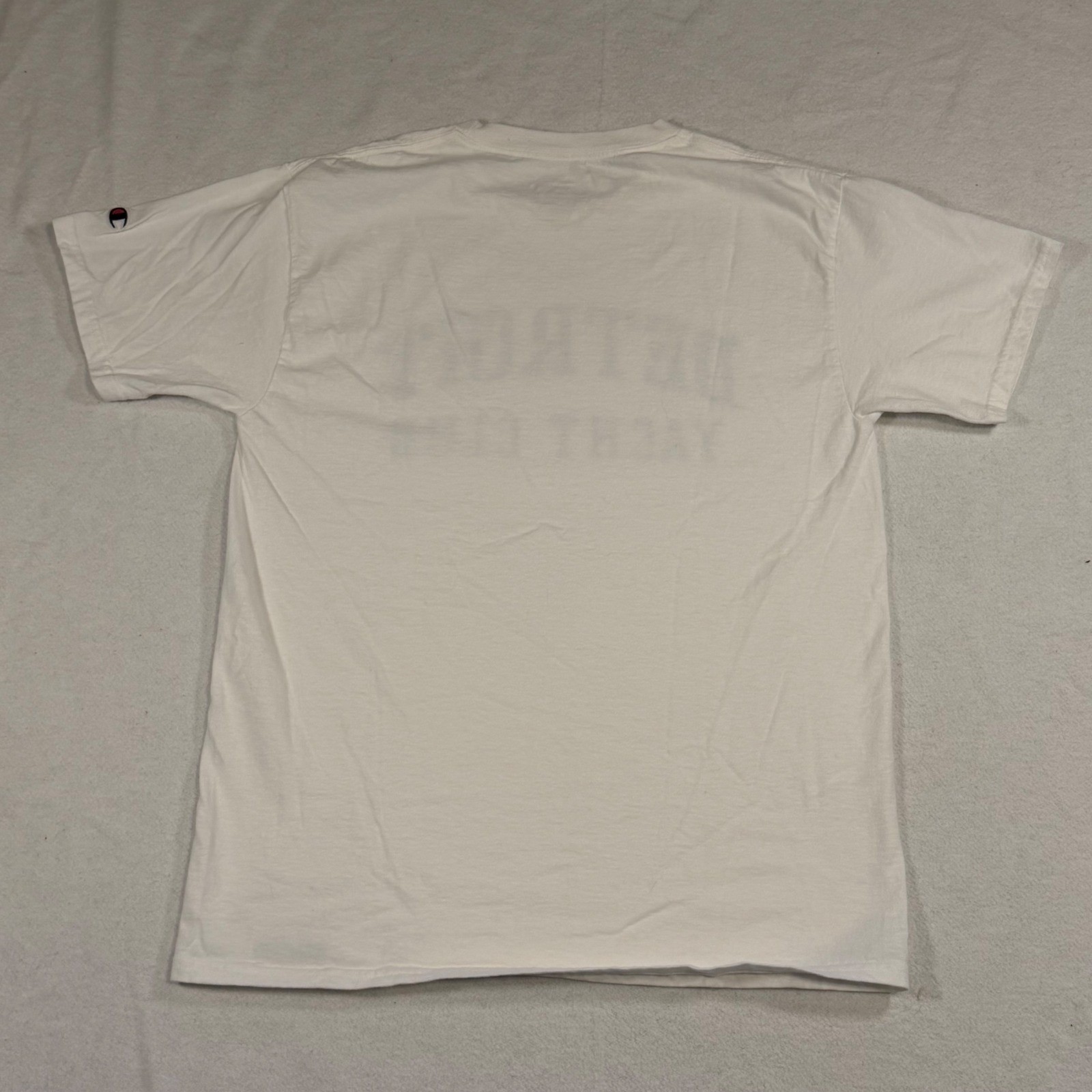 Champion Detroit Yacht Club Graphic T-Shirt White Cotton Mens M T425 WH Nautical gallery