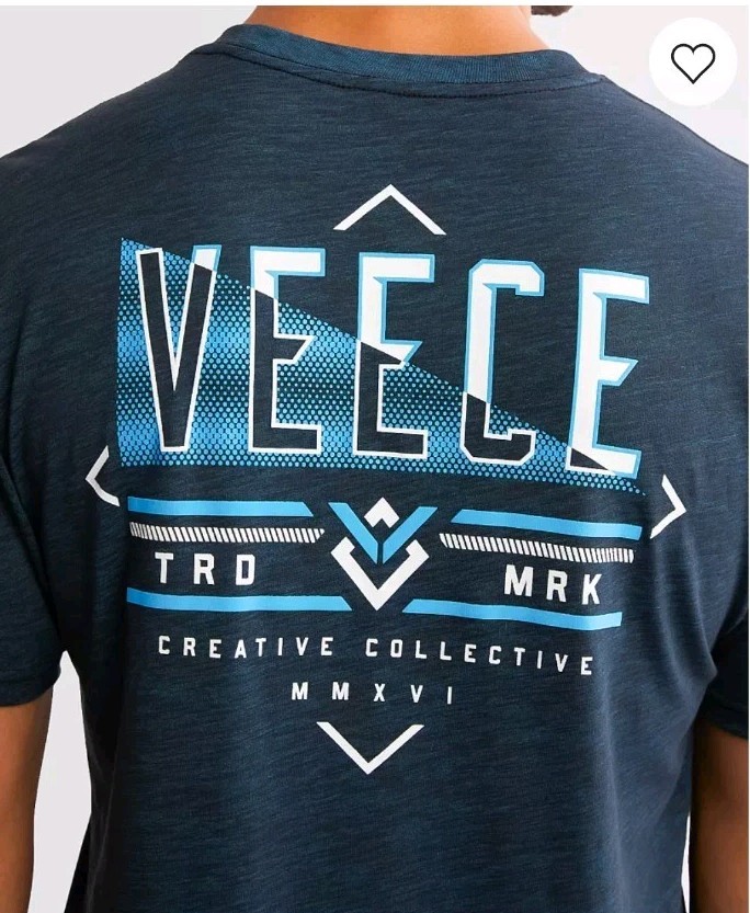 Buckle Veece Mens Size L New With Tag Embodiment Tee Cobalt Blue Black