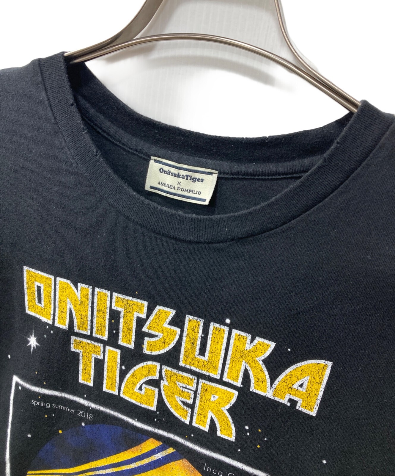 Onitsuka Tiger × ANDREA POMPILIO Printed T-shirt Size: L Black Men OKT125 gallery