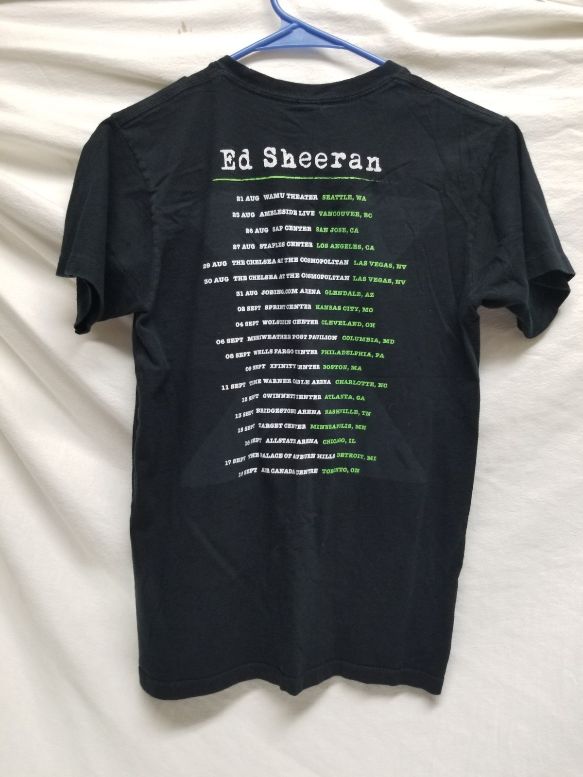 Ed Sheeran X Tour Concert Tee Shirt - Xtra Small gallery