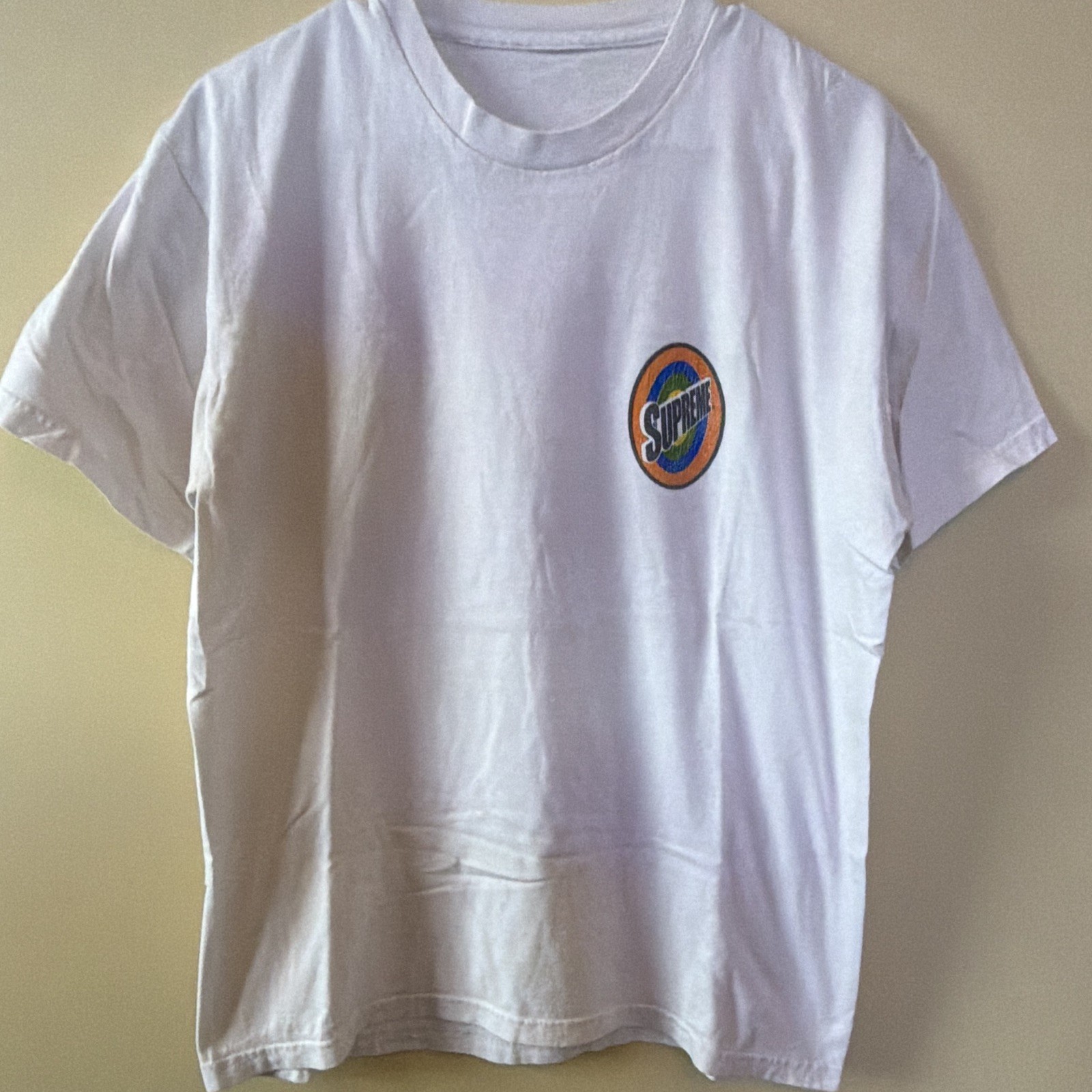 Mens S Supreme Tide Logo T shirt White SS16 gallery