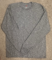 Hanes Ultimate X-Temp Mens Grey Top Size Large