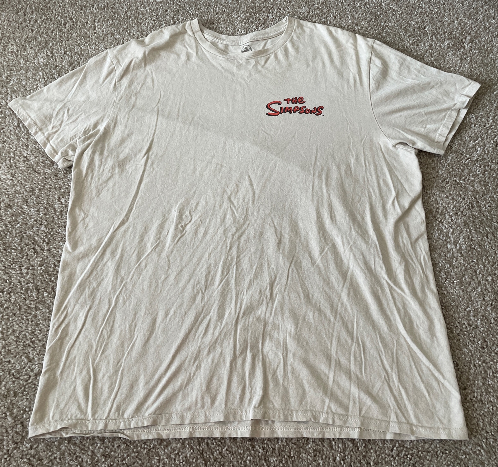 The Simpsons 20th Century Fox Bart Simpson 16 Characters Beige T-Shirt Mens XL gallery