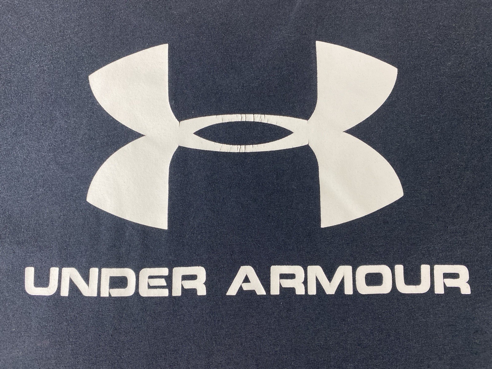 Under Armour T Shirt Mens Large Black Heat Gear Graphic Print Logo Spell Out gallery