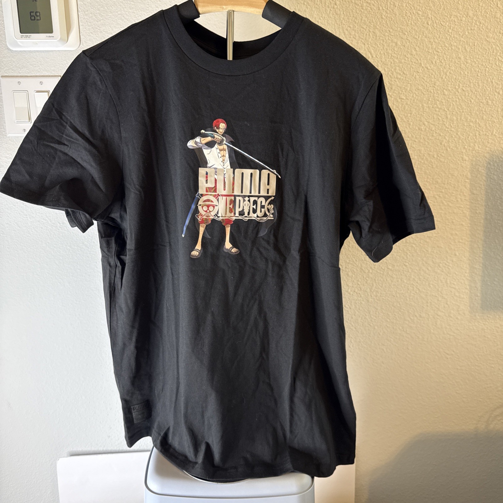 NWT One Piece X Puma Shanks Black T-Shirt Men’s Size: Large (62466501)