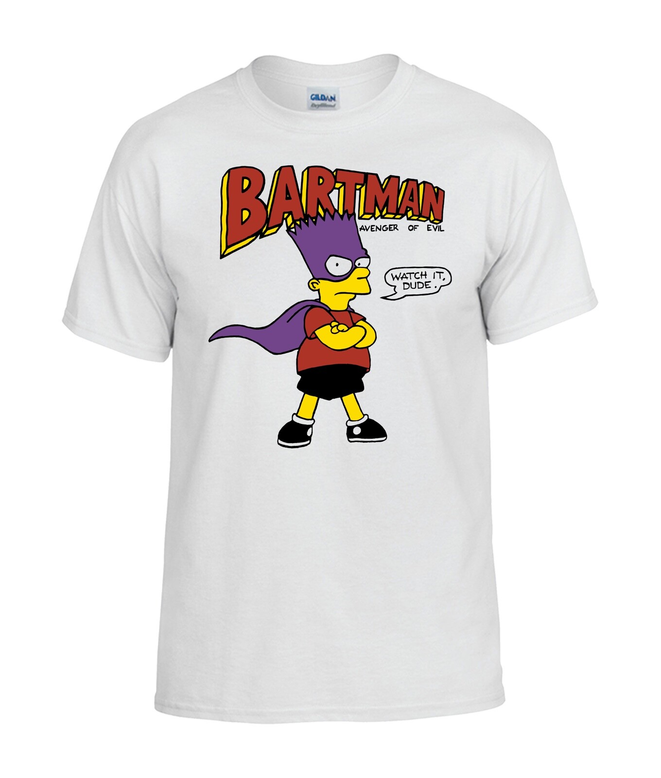 Bart Simpson - Bartman T-Shirt 90 style reproduced gallery