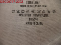 NWT – Stain, True Classic Men’s White T-Shirt, Size XL TCT4000WhiteXL