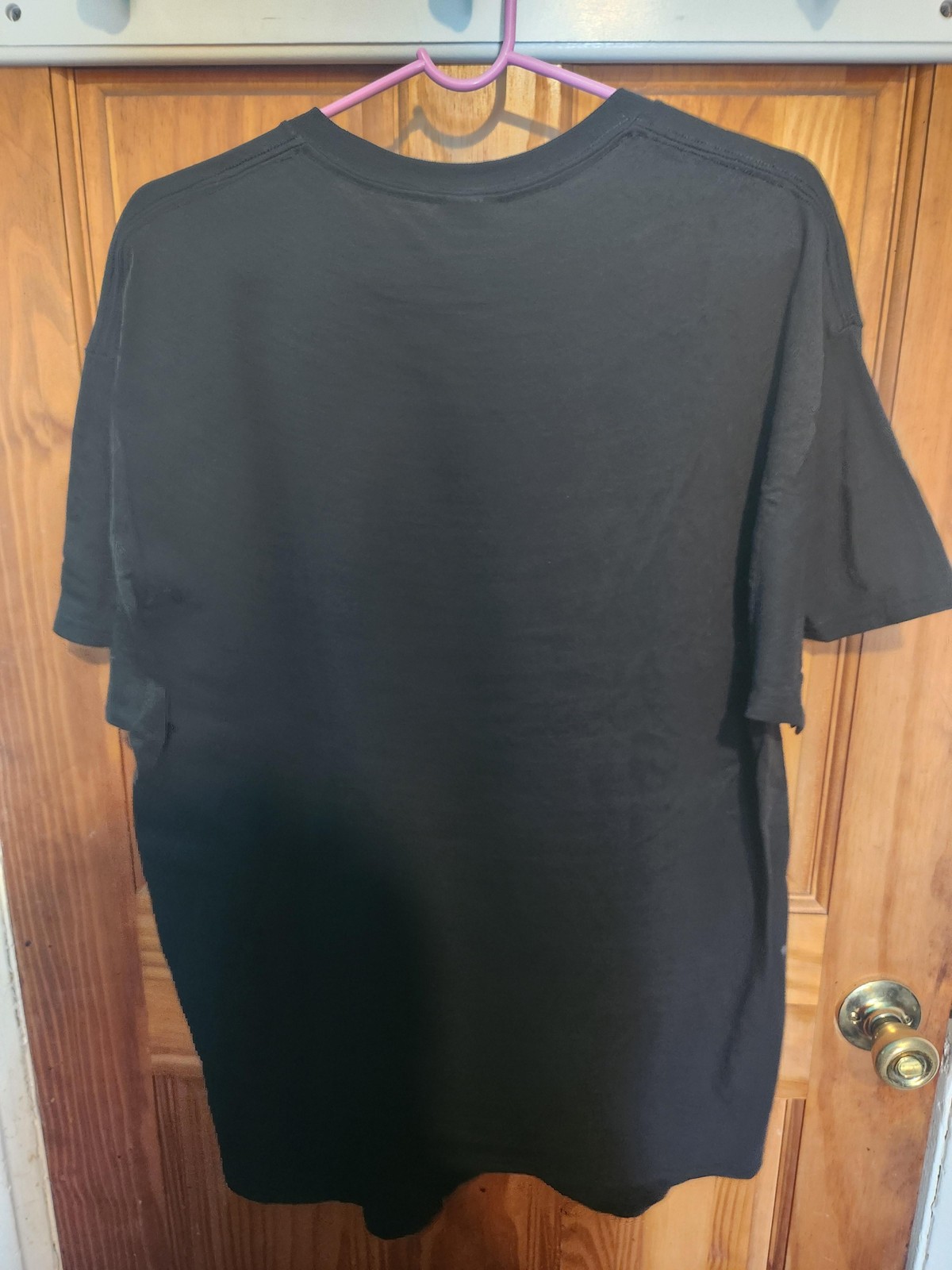 Hanes Ecosmart Shirt Mens XL Black Recycled Content Crewneck Tee Eco Friendly gallery