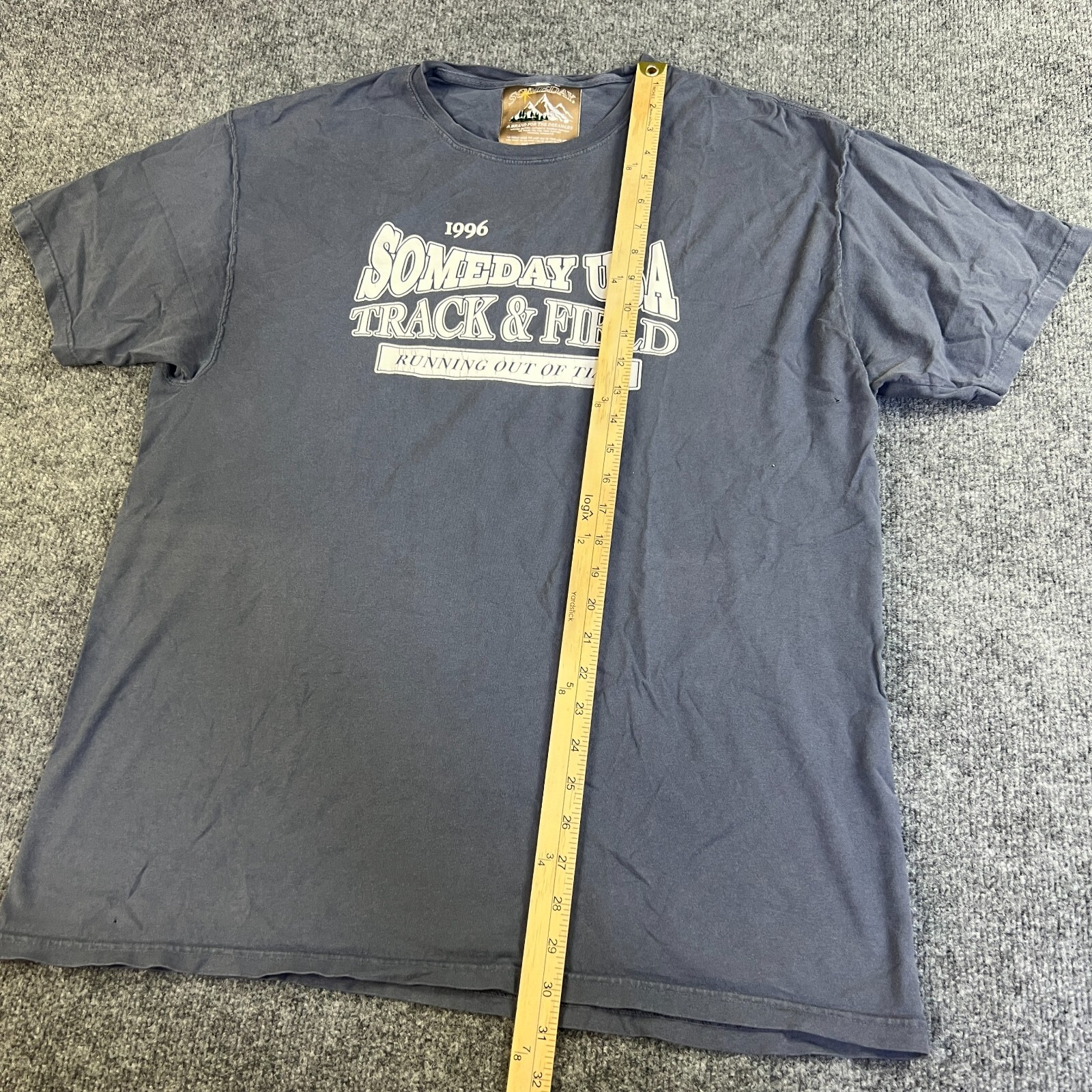 Someday T-Shirt Adult XL Track & Field Running Out of Time 1996 Made In Chicago gallery