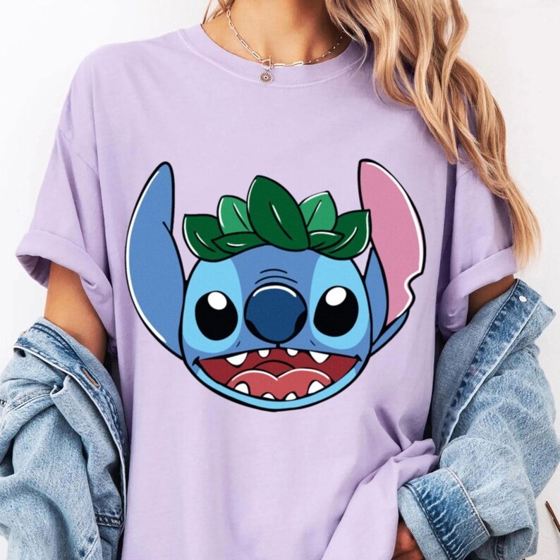 Stitch Lilo Big Face Shirt, Retro Stitch Shirt gallery