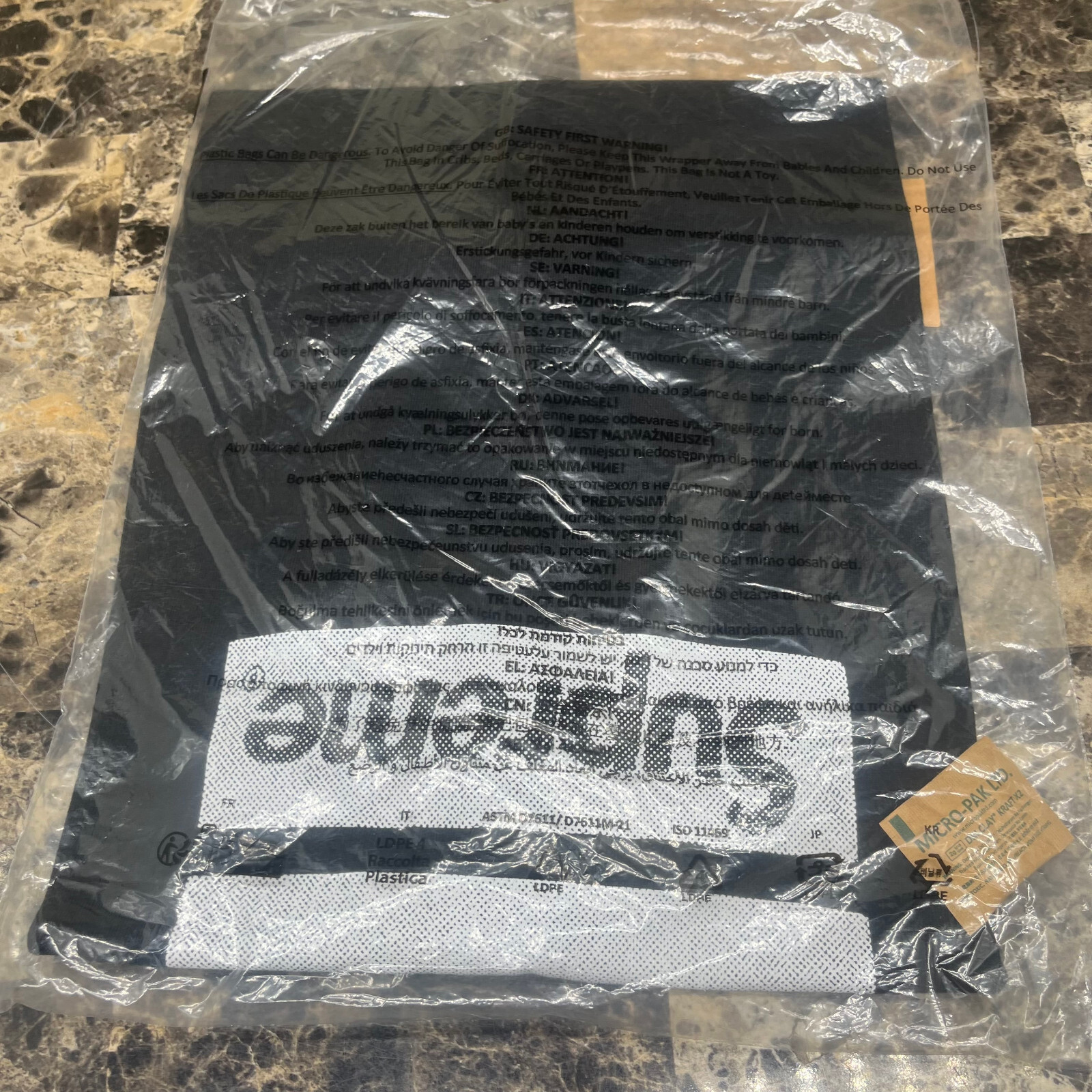 Supreme x The North Face S/S Top Black/White SS24 Men's Size Small NEW gallery
