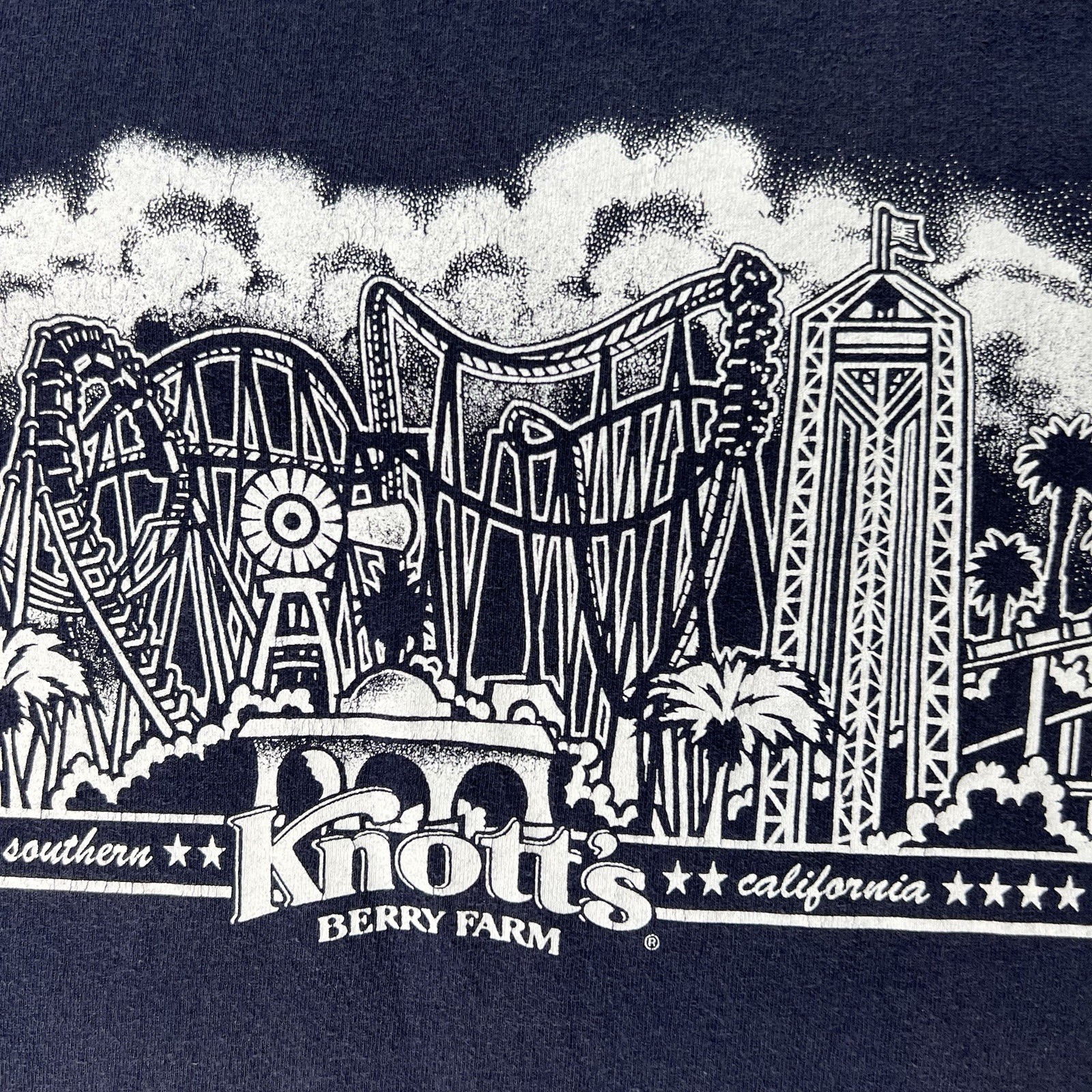 Vintage Knott's Berry Farm Shirt Y2K 2000's Double Sided Size XL California gallery