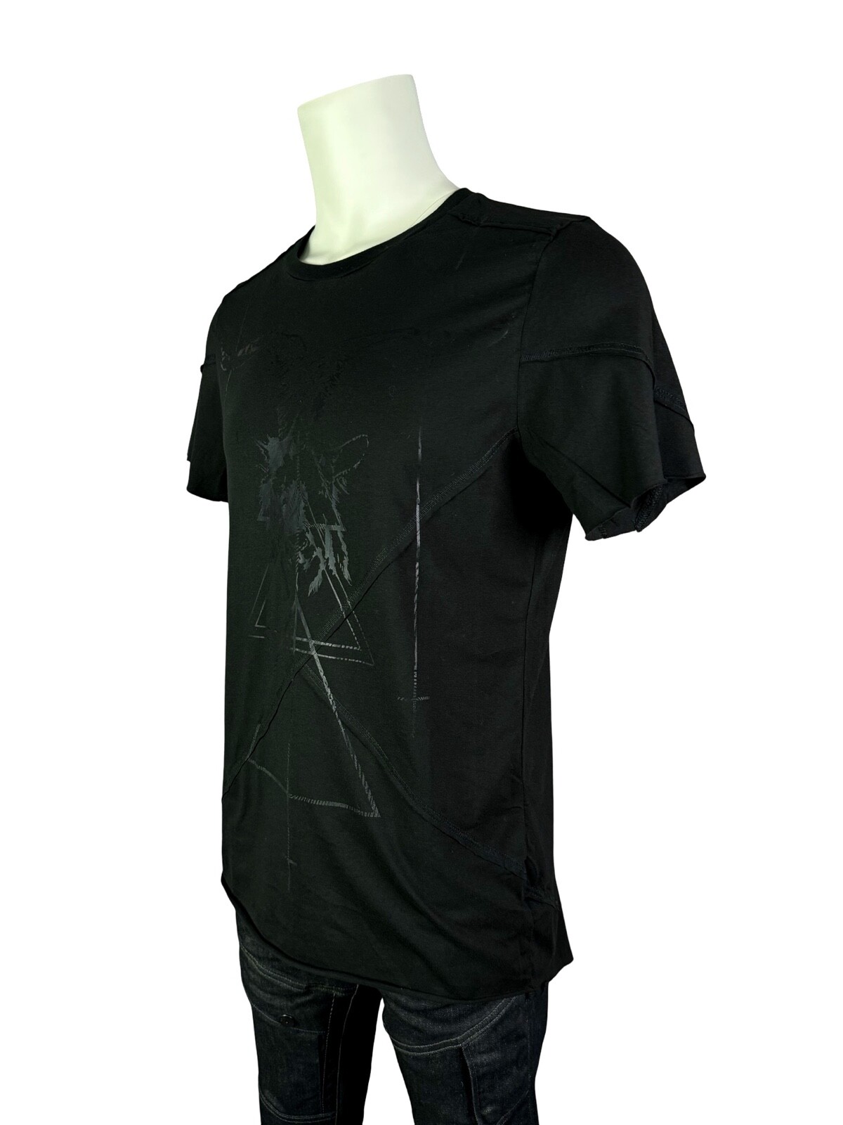 Widow by Lip Service Goth Cult Occult Satan Metal Asymmetrical Black T Shirt